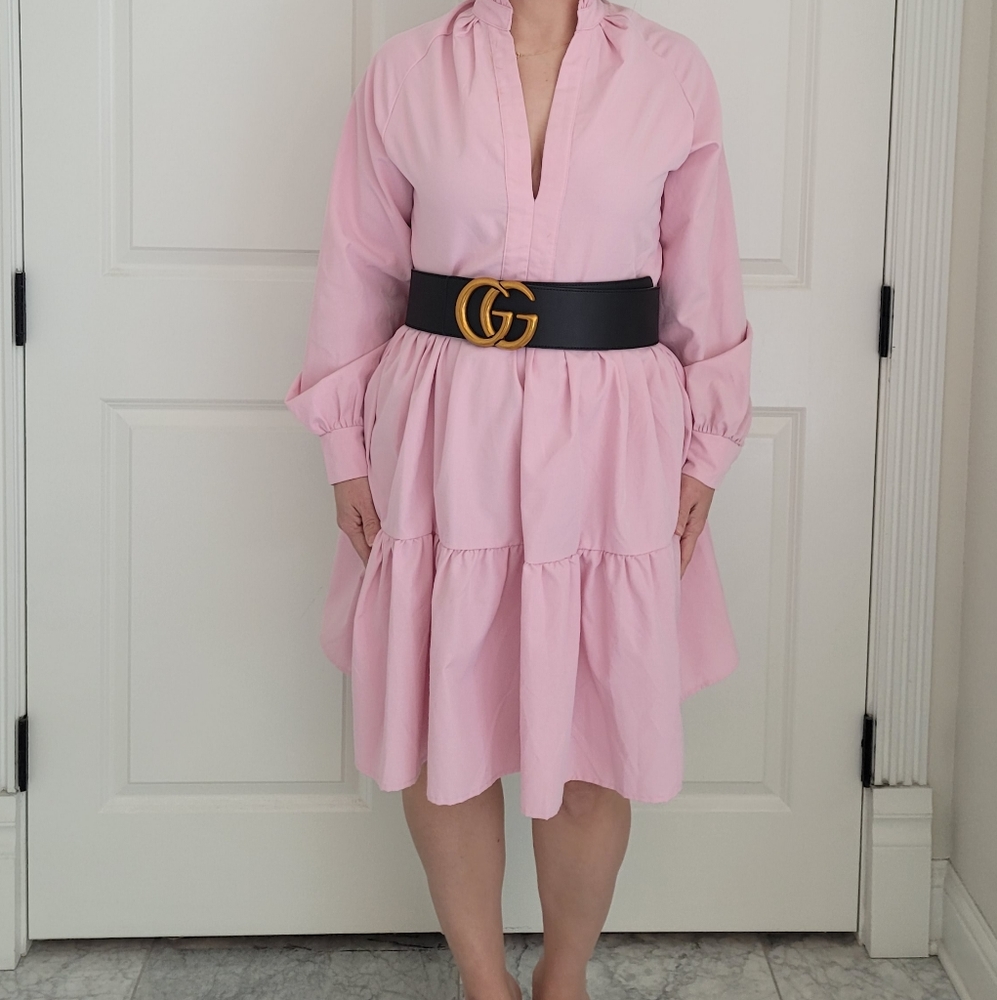 Pink Tiered Dress
